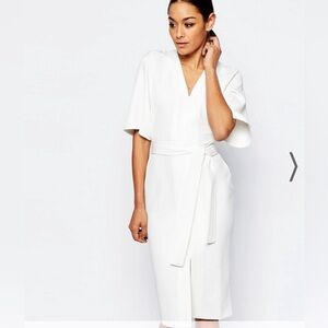 Clean Obi Wrap Dress with V Front size 6 used clean condition